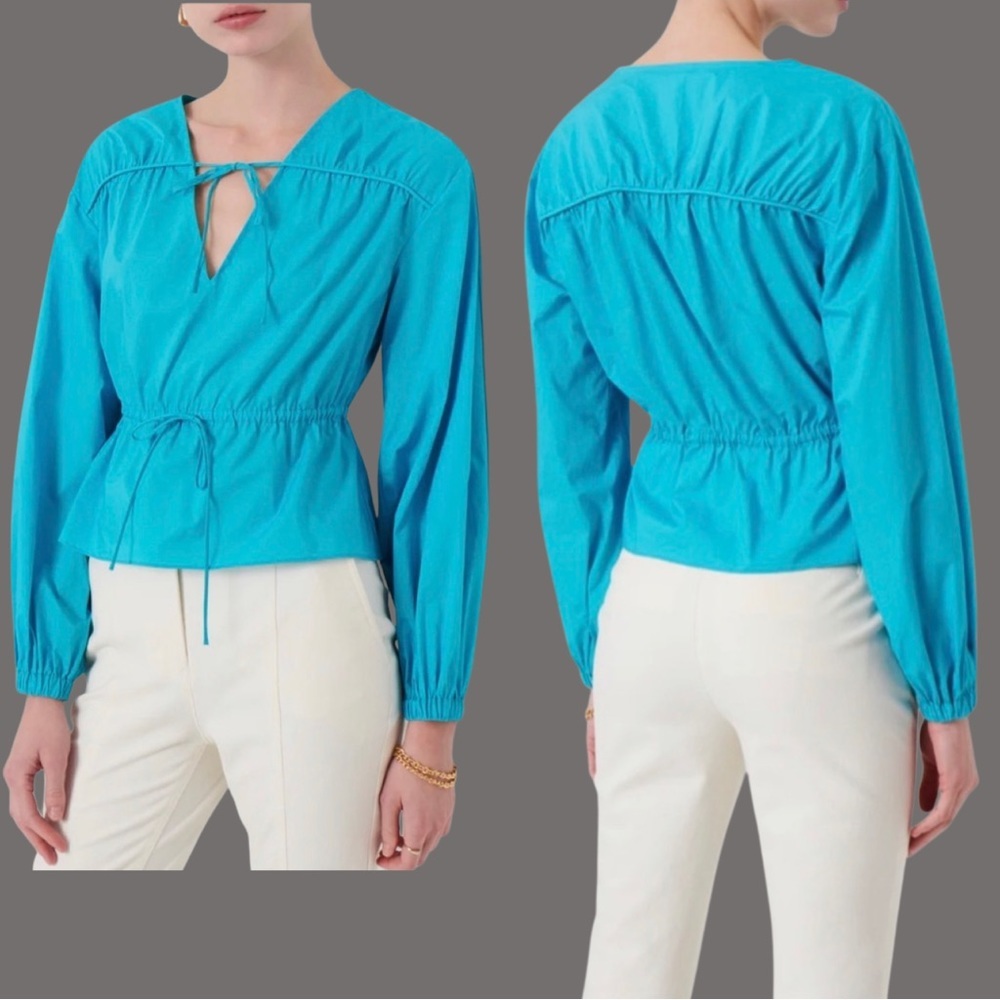 Derek Lam | Breanna Long Sleeve Gathered‎ Top